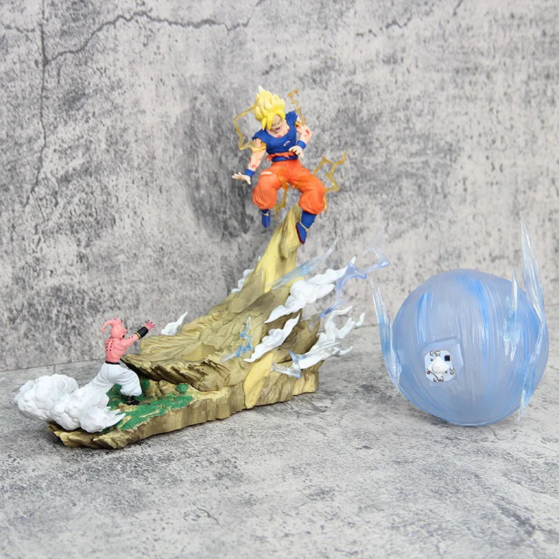 Dragon Ball Z Buu vs Goku Model Super Saiyan Genki Bomb