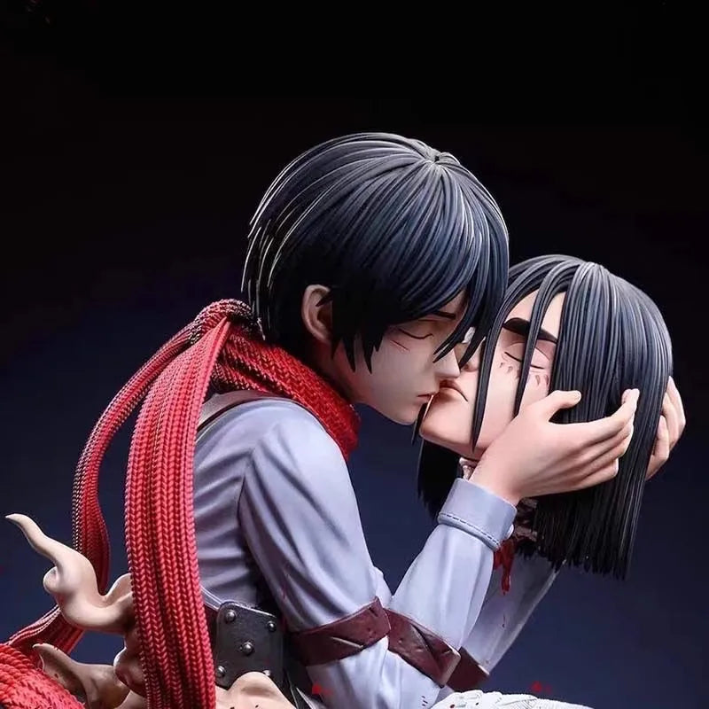 Attack On Titan Eren Jaeger and Mikasa Ackerman